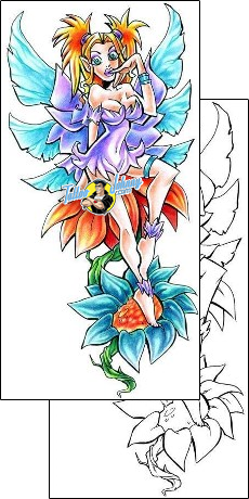 Fairy Tattoo fairy-tattoos-harley-sparks-hsf-00189