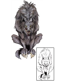 Wolf Tattoo Horror tattoo | HSF-00272