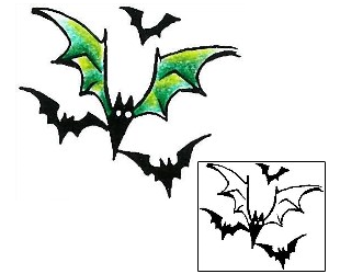 Bat Tattoo Animal tattoo | HSF-00315