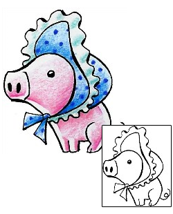 Pig Tattoo Animal tattoo | HSF-00348