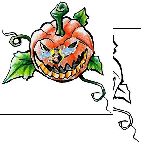 Pumpkin Tattoo hsf-00371