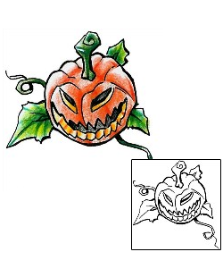 Pumpkin Tattoo Horror tattoo | HSF-00371