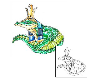 Reptiles & Amphibians Tattoo Ethnic tattoo | HSF-00472