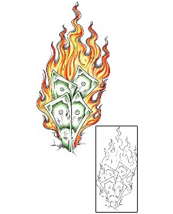 Fire – Flames Tattoo Miscellaneous tattoo | HVF-00298