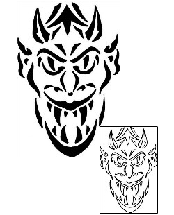 Devil - Demon Tattoo Tattoo Styles tattoo | ICF-00011