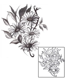 Daisy Tattoo Plant Life tattoo | INF-00014