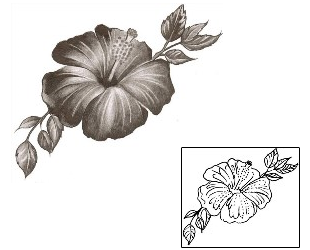 Hibiscus Tattoo Plant Life tattoo | INF-00016