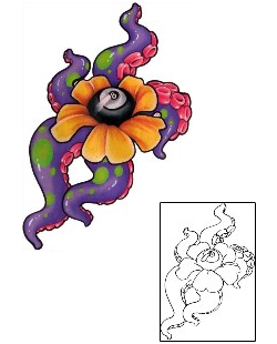Squid Tattoo Marine Life tattoo | J0F-00160
