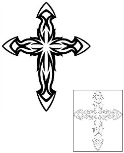 Tribal Tattoo Religious & Spiritual tattoo | J1F-00866