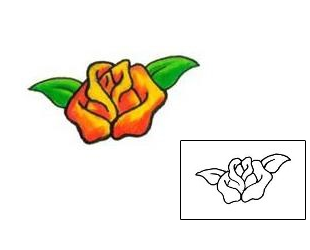 Rose Tattoo Plant Life tattoo | J2F-00082
