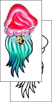 Jellyfish Tattoo marine-life-jellyfish-tattoos-jay-chastain-j2f-00113