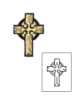 Cross Tattoo Religious & Spiritual tattoo | J2F-00117