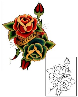Rose Tattoo Miscellaneous tattoo | J3F-00027