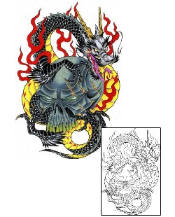 Fire – Flames Tattoo Mythology tattoo | J4F-00080