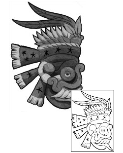 Aztec Tattoo Ethnic tattoo | J4F-00170