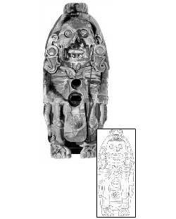 Aztec Tattoo Ethnic tattoo | J4F-00177