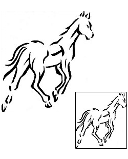Horse Tattoo Tattoo Styles tattoo | J6F-00052