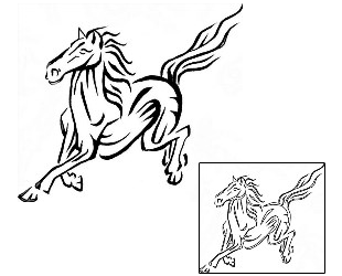 Horse Tattoo Tattoo Styles tattoo | J6F-00056