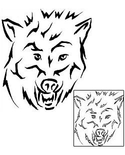 Wolf Tattoo Tattoo Styles tattoo | J6F-00151
