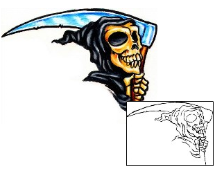 Reaper Tattoo Horror tattoo | J7F-00026