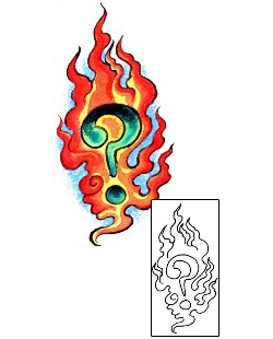 Fire – Flames Tattoo Tattoo Styles tattoo | J7F-00102