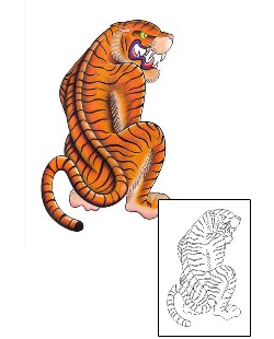 Tiger Tattoo Animal tattoo | JAF-00003