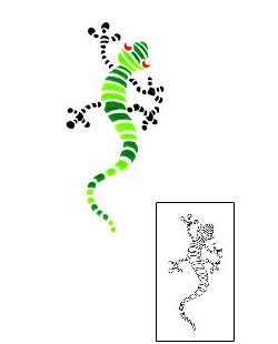 Lizard Tattoo Reptiles & Amphibians tattoo | JAF-00031