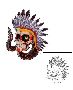 Skull Tattoo Miscellaneous tattoo | JAF-00044