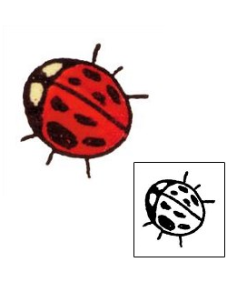 Picture of Laelia Ladybug Tattoo