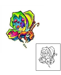 Cartoon Tattoo Bellona Butterfly Tattoo