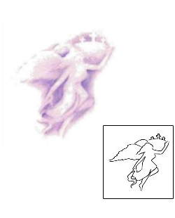 Picture of Purple Angel Tattoo