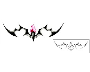 Bat Tattoo Specific Body Parts tattoo | JGF-00122