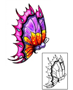 Butterfly Tattoo Insects tattoo | JGF-00174