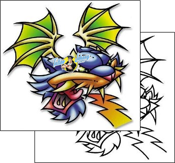 Bat Tattoo animal-bat-tattoos-jeremy-harburn-jhf-00029