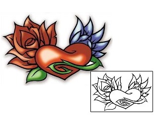 New School Tattoo Plant Life tattoo | JHF-00146