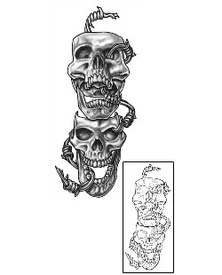 Skull Tattoo JIF-00060