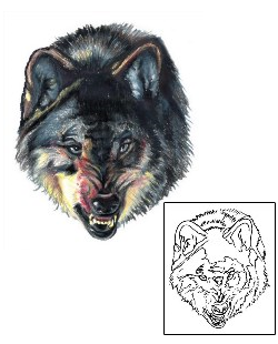 Wolf Tattoo Animal tattoo | JIF-00072