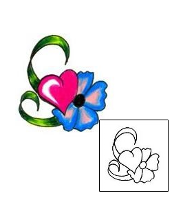 Flower Tattoo Plant Life tattoo | JJF-00058
