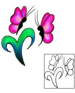 Butterfly Tattoo Insects tattoo | JJF-00181