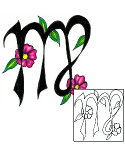 Zodiac Tattoo Plant Life tattoo | JJF-00237
