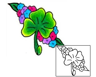 Flower Tattoo Plant Life tattoo | JJF-00266