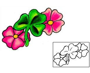 Flower Tattoo Plant Life tattoo | JJF-00269