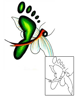 Dragonfly Tattoo Insects tattoo | JJF-00298