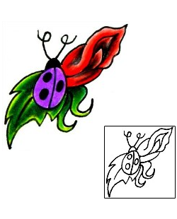Ladybug Tattoo Insects tattoo | JJF-00322
