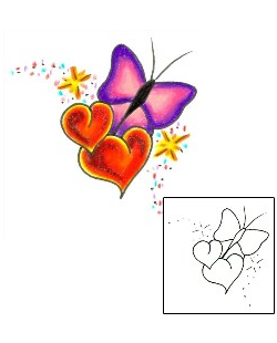 Butterfly Tattoo Insects tattoo | JJF-00367
