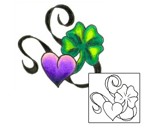 Heart Tattoo Ethnic tattoo | JJF-00420