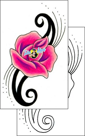 Flower Tattoo plant-life-flowers-tattoos-jennifer-james-jjf-00466