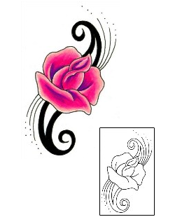Flower Tattoo Plant Life tattoo | JJF-00466