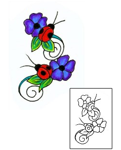 Ladybug Tattoo Insects tattoo | JJF-00586