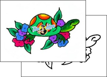 Flower Tattoo plant-life-flowers-tattoos-jennifer-james-jjf-00600